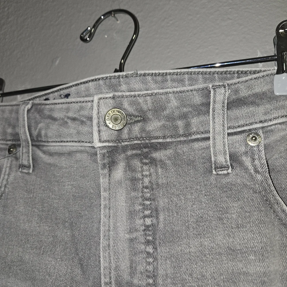 Gap Vintage Slim Sky High Grey Jeans Size 18